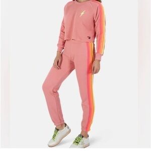Aviator Nation sweatshirt sweatpants set M/L